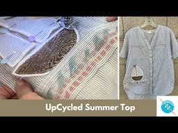 Thrifted UpCycled Summer Top