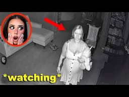 there is SOMETHING very WRONG with HER!! *caught on CAMERA*