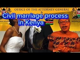 CIVIL MARRIAGE PROCESS IN KENYA BTWN A KENYAN CITIZEN & FOREIGN NATIONAL💍/INTERRACIAL RELATIONSHIP 💍