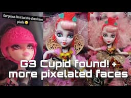 MONSTER HIGH NEWS! G3 Cupid doll found + MORE pixelated faces??
