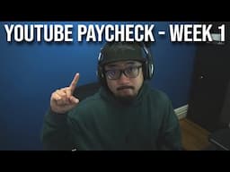 how much youtube paid me gaming channel - week 1