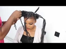 Wool - Easy and Low budget hairstyle you can try / Simple steps on how to pattern your hair