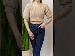 Easy Basketweave Sweater Anyone Can Make!