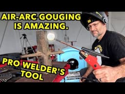 DIY Air Arc Gouging For CHEAP. Pro Welding Skill Unlocked!