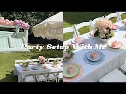 Party Setup with Me | Fairy Fourth Birthday