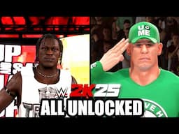 WWE 2K25: How To Unlock ALL 28 MyRise Unlockable Characters