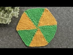 Knit Hexagon Doormat