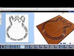 Preparing The CAM G-Code Files For Making Guitars With A CNC Machine