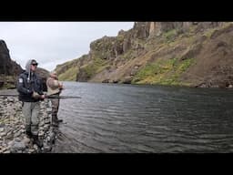 Stóra Laxá Fly Fishing for Salmon in Iceland
