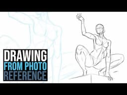 Drawing a Crouching Pose from Photo Reference
