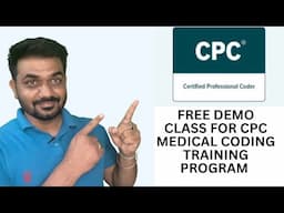 Announcing free demo class on CPC medical coding training program