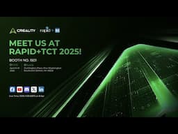 🚀Creality at RAPID + TCT 2025 in Detroit!