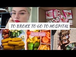 To Broke to go to the Hospital