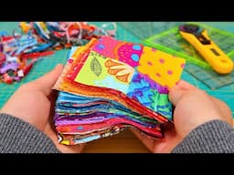 I Turned Hundreds of Small Scraps into a Beautiful Quilt