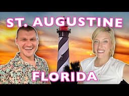 We Sipped The FOUNTAIN OF YOUTH | St. Augustine, Ghost Tour, Lighthouse, Ponce de Leon