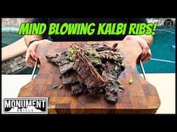 The best Kalbi Ribs Recipe on the Monument Grills Eminence 605!
