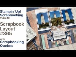 Scrapbook Layout # 365 (Stampin' Up! Scrapbooking/Video 10)