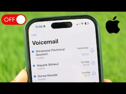 iPhone me voicemail kaise band kare | turn off voicemail iphone | Disable voicemail