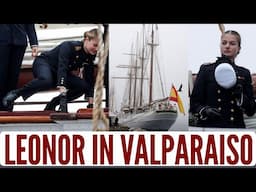 Spain's Princess Leonor onboard Elcano, arrives to Valparaiso | Her First Pacific Port
