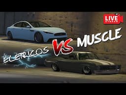 🔴 CAR MEET "ELETRICOS VS. MUSCLE" | GTA 5 Online PS5 | LIVESTREAM #306