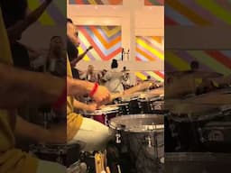 Started playing a groove, then this happened 💃🥁⚡ Great times with the bros, The 4 Korners SG‼️