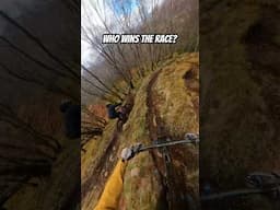 Top or bottom, who’s your money on?? #amflow #avinox #crash #mtb #race #downhill