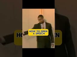 How to Open a Speech