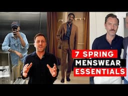 7 Spring Menswear Essentials Every Guy Needs This Season