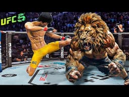 Bruce Lee vs. Leopold Horrible (EA sports UFC 5)