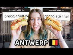OUR *SLIGHTLY CURSED* TRIP TO ANTWERP 🇧🇪 ❤️