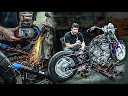 Chopping The Frame - Honda Magna Bobber Build | Ep. 2