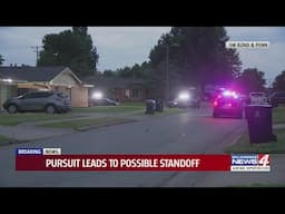 One in custody after chase, possible standoff in SW Oklahoma City