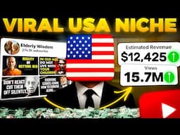 $10K/Month : New Viral USA Niche That Gets Monetised (AI Automated)