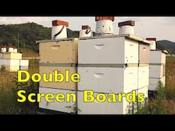 Using Double Screen Boards to Requeen Colonies and Maximize Honey Production