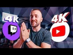 How To Stream In 4K On Twitch AND YouTube