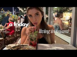 a friday living in miami | south beach walk, yummy food, grocery shopping