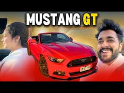 Vani Driving MUSTANG GT CONVERTIBLE for the First Time 😍🇦🇺
