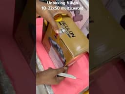 #unboxing #nikon 10-22x50 #binoculars multicoated bak-4 #sightseeing #longrange #shorts