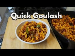 Quick Goulash Made With Manwich