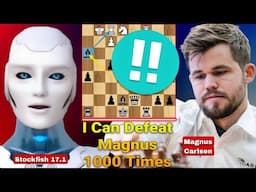 Magnus Carlsen Challenged Stockfish 17.1 In A Chess Game But Can He Win? | Magnus Vs Stockfish