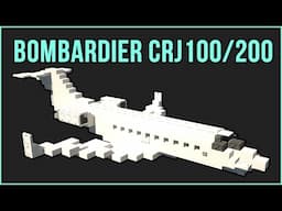 Minecraft Tutorial: How to Make a Bombardier CRJ100/200