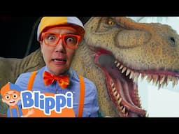 BLIPPI VS DINOSAUR! | Blippi Talks To The Dinosaurs 🦖| Blippi Educational Videos for Toddlers