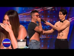 WHOA! Simon Cowell Takes His SHIRT OFF on America's Got Talent 2025!