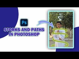 Stroke and  path in adobe photoshop | Stroke and Path