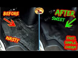 CHEAP, FAST, SIMPLE...When cleaning Rubber and Plastic Interior Items in A Car, Truck or Semi.