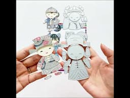 Asian Doll Metal Cutting Die for #papercraft  #Alinacutle® #AlinaCraft #handmadecards