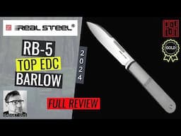 🇵🇱 Real Steel RB-5 Barlow | UNBOXING | Review | UKLegal | EDC | Pocketknifes | Black G10 | Barlow