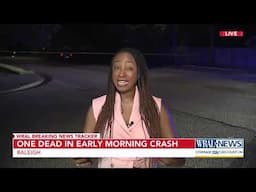 Rollover crash leads to 1 death in Raleigh