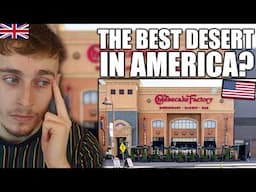 Brit Reacts to Trying The Cheesecake Factory! This Place Has Everything!