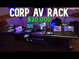 NEW Gear - Corp AV Rack Build  (@AllenandHeathUK CQ + @rodemic Caster)
